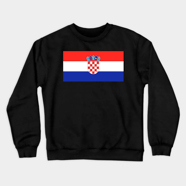 Republic of Croatia Crewneck Sweatshirt by Wickedcartoons